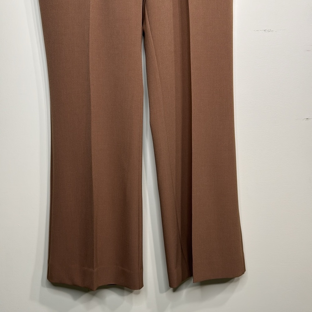 Calvin Klein Pants Brown Straight Leg High Rise in Sizes 8, 10, 14 16, - Picture 4 of 13